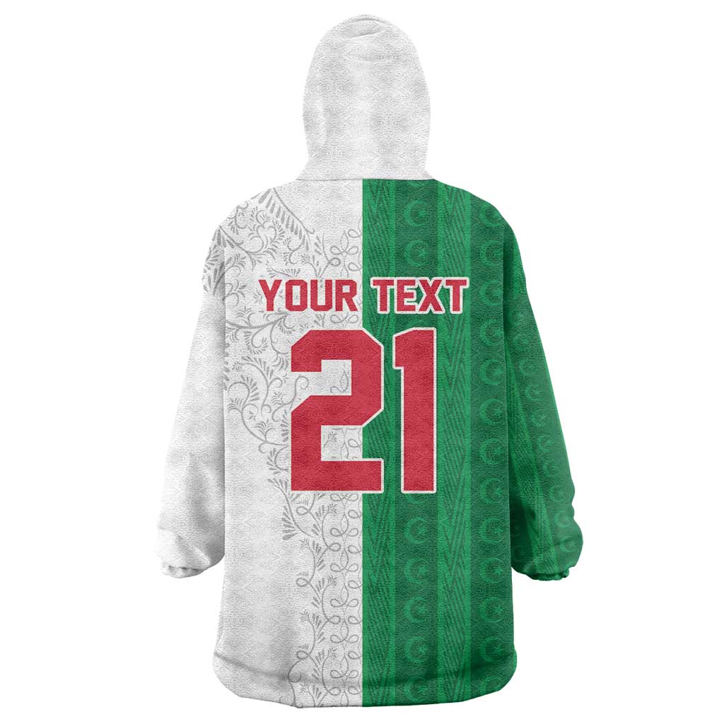 World Football 2026 Algeria Custom Wearable Blanket Hoodie Algeria Culture Heritage - Wonder Print Shop