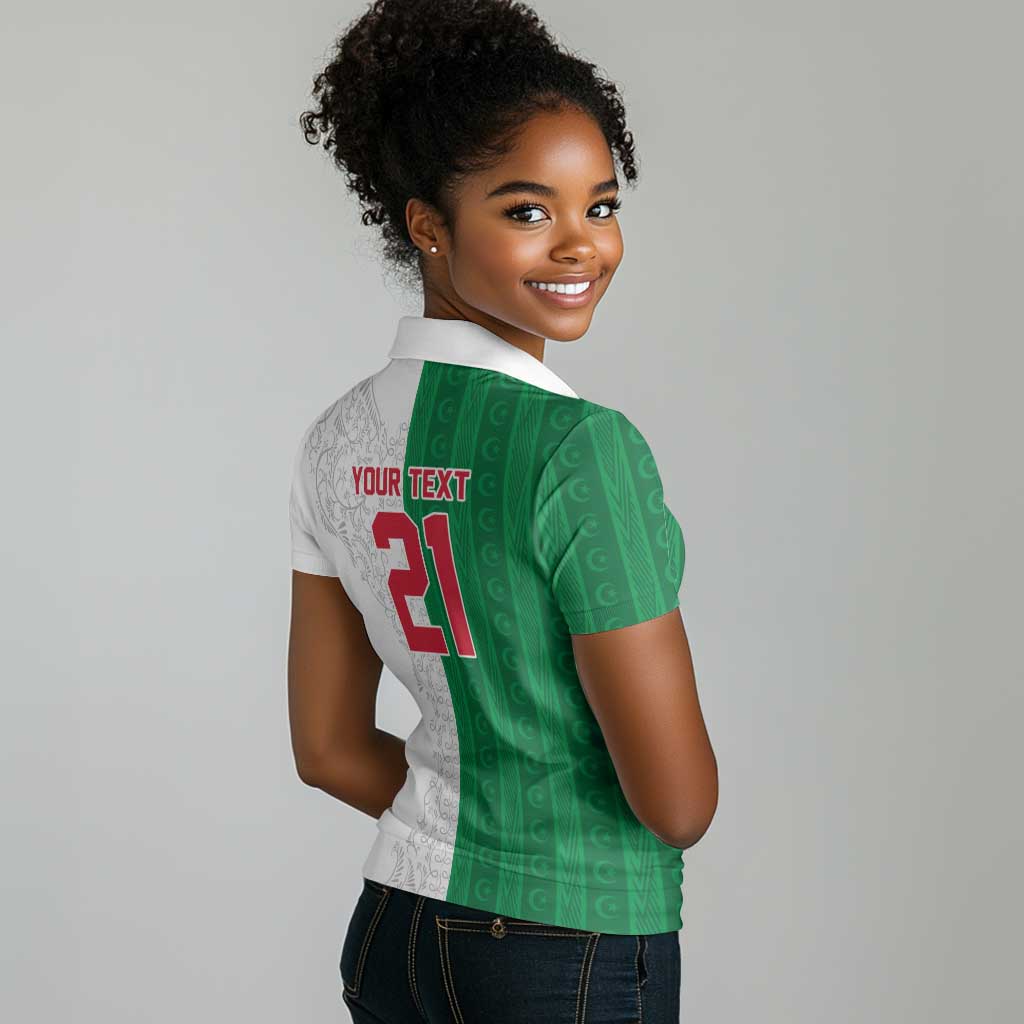 World Football 2026 Algeria Custom Women Polo Shirt Algeria Culture Heritage LT9