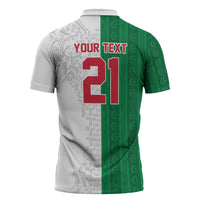 World Football 2026 Algeria Custom Zipper Polo Shirt Algeria Culture Heritage - Wonder Print Shop