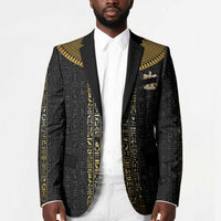 World Football 2026 Egypt Custom Blazer Ancient Egyptian Hieroglyphs - Wonder Print Shop