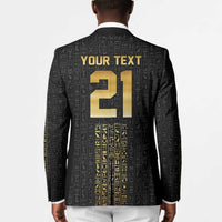 World Football 2026 Egypt Custom Blazer Ancient Egyptian Hieroglyphs - Wonder Print Shop
