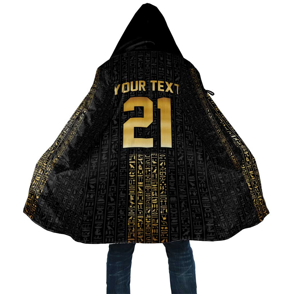 World Football 2026 Egypt Custom Cloak Ancient Egyptian Hieroglyphs - Wonder Print Shop