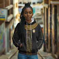 World Football 2026 Egypt Custom Hoodie Ancient Egyptian Hieroglyphs - Wonder Print Shop
