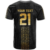 World Football 2026 Egypt Custom T shirt Ancient Egyptian Hieroglyphs LT9