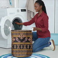 Bamenda Toghu Laundry Basket Traditional Attire Pattern