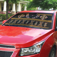 Bamenda Toghu Auto Sun Shade Traditional Attire Pattern