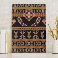 Bamenda Toghu Canvas Wall Art Traditional Attire Pattern