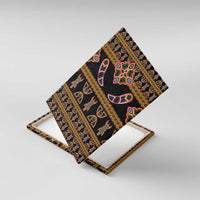 Bamenda Toghu Canvas Wall Art Traditional Attire Pattern