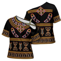 Bamenda Toghu Cross Shoulder Shirt Traditional Attire Pattern