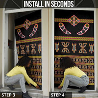 Bamenda Toghu Door Cover Traditional Attire Pattern