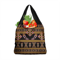 Bamenda Toghu Grocery Bag Traditional Attire Pattern