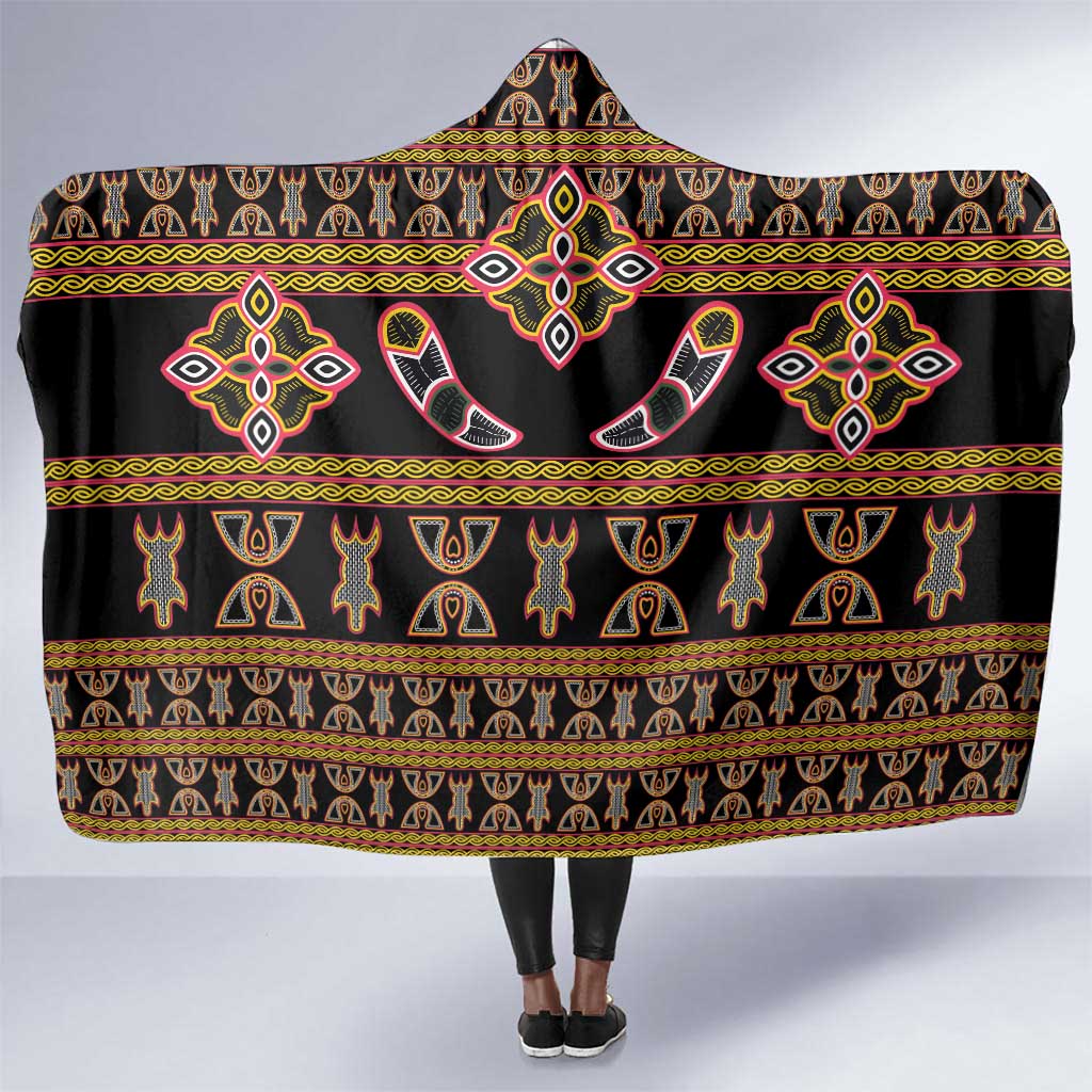 Bamenda Toghu Hooded Blanket Traditional Attire Pattern