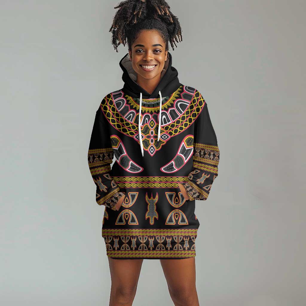 Bamenda Toghu Hoodie Dress Traditional Attire Pattern