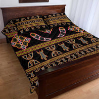 Bamenda Toghu Quilt Bed Set Traditional Attire Pattern