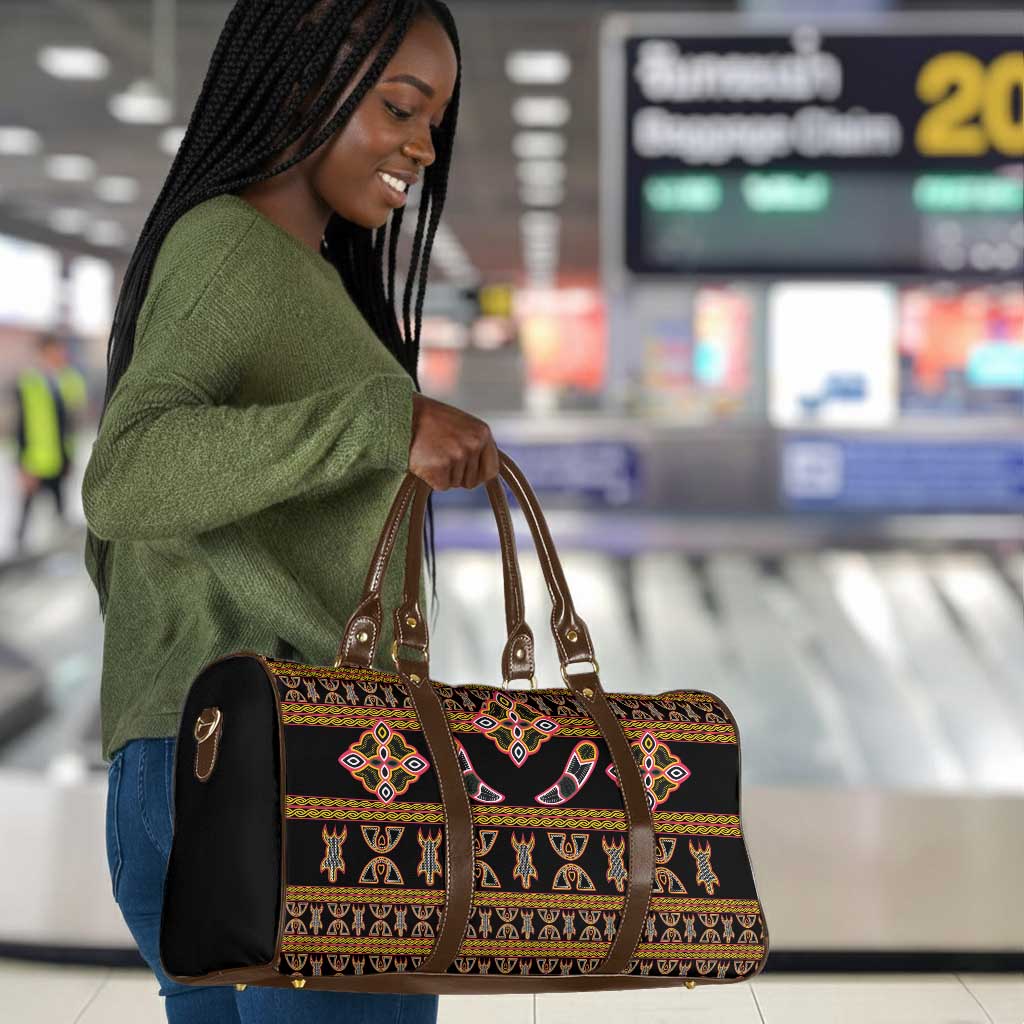 Bamenda Toghu Travel Bag Traditional Attire Pattern