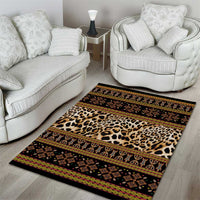 Cameroon Cheetah Toghu Pattern Area Rug