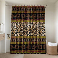 Cameroon Cheetah Toghu Pattern Bathroom Set