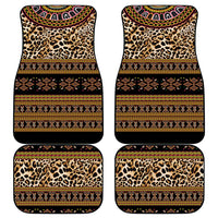 Cameroon Cheetah Toghu Pattern Car Mats