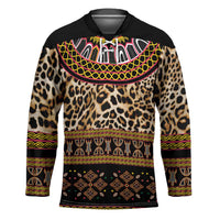 Cameroon Cheetah Toghu Pattern Hockey Jersey