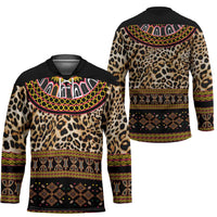 Cameroon Cheetah Toghu Pattern Hockey Jersey