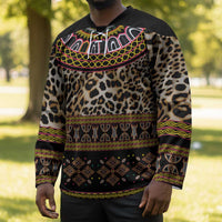 Cameroon Cheetah Toghu Pattern Hockey Jersey