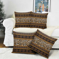 Cameroon Cheetah Toghu Pattern Pillow Cover