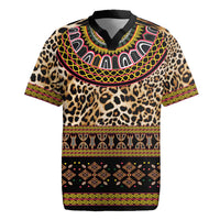 Cameroon Cheetah Toghu Pattern Rugby Jersey