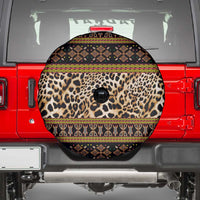 Cameroon Cheetah Toghu Pattern Spare Tire Cover
