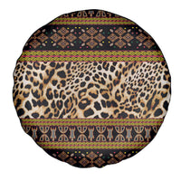 Cameroon Cheetah Toghu Pattern Spare Tire Cover