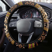 Cameroon Cheetah Toghu Pattern Steering Wheel Cover