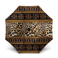 Cameroon Cheetah Toghu Pattern Umbrella