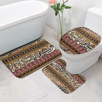 Cameroon Toghu Bathroom Set Wild Animal Skins Seamless Pattern