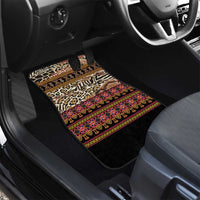 Cameroon Toghu Car Mats Wild Animal Skins Seamless Pattern