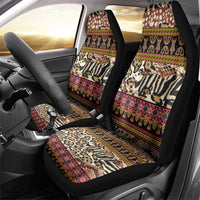 Cameroon Toghu Car Seat Cover Wild Animal Skins Seamless Pattern