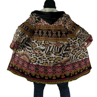 Cameroon Toghu Cloak Wild Animal Skins Seamless Pattern