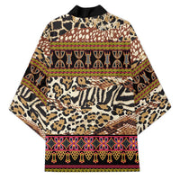 Cameroon Toghu Kimono Wild Animal Skins Seamless Pattern
