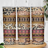 Cameroon Toghu Skinny Tumbler Wild Animal Skins Seamless Pattern