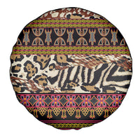 Cameroon Toghu Spare Tire Cover Wild Animal Skins Seamless Pattern