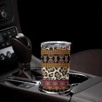 Cameroon Toghu Tumbler Cup Wild Animal Skins Seamless Pattern