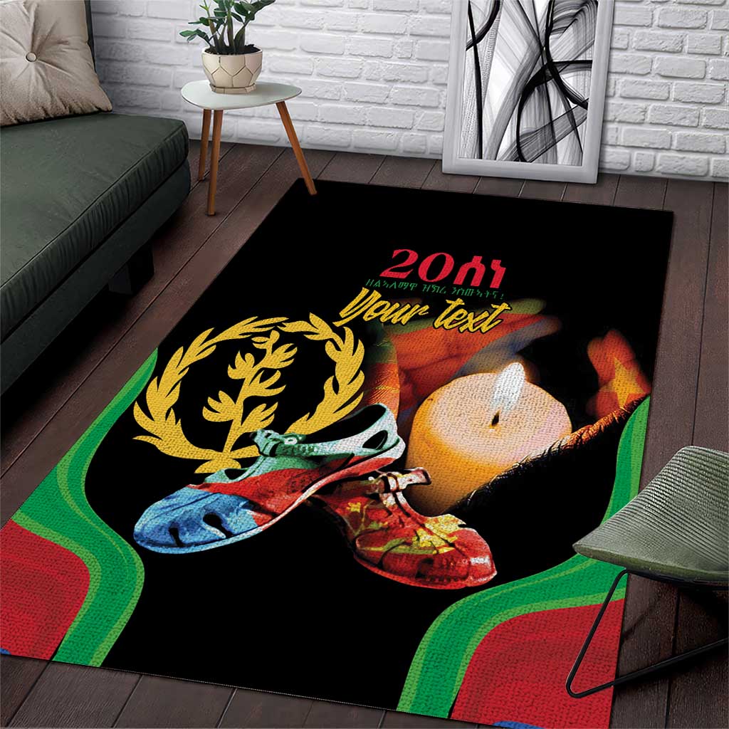 Personalized Eritrea Maelti Siwuat Area Rug Shida Shoes Glory To Our Martyrs Eritrea LT9 - Wonder Print Shop