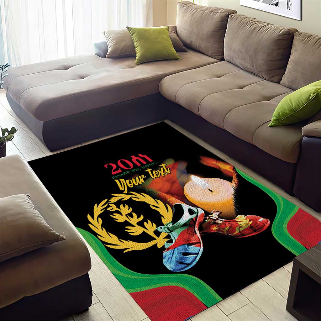 Personalized Eritrea Maelti Siwuat Area Rug Shida Shoes Glory To Our Martyrs Eritrea LT9 - Wonder Print Shop