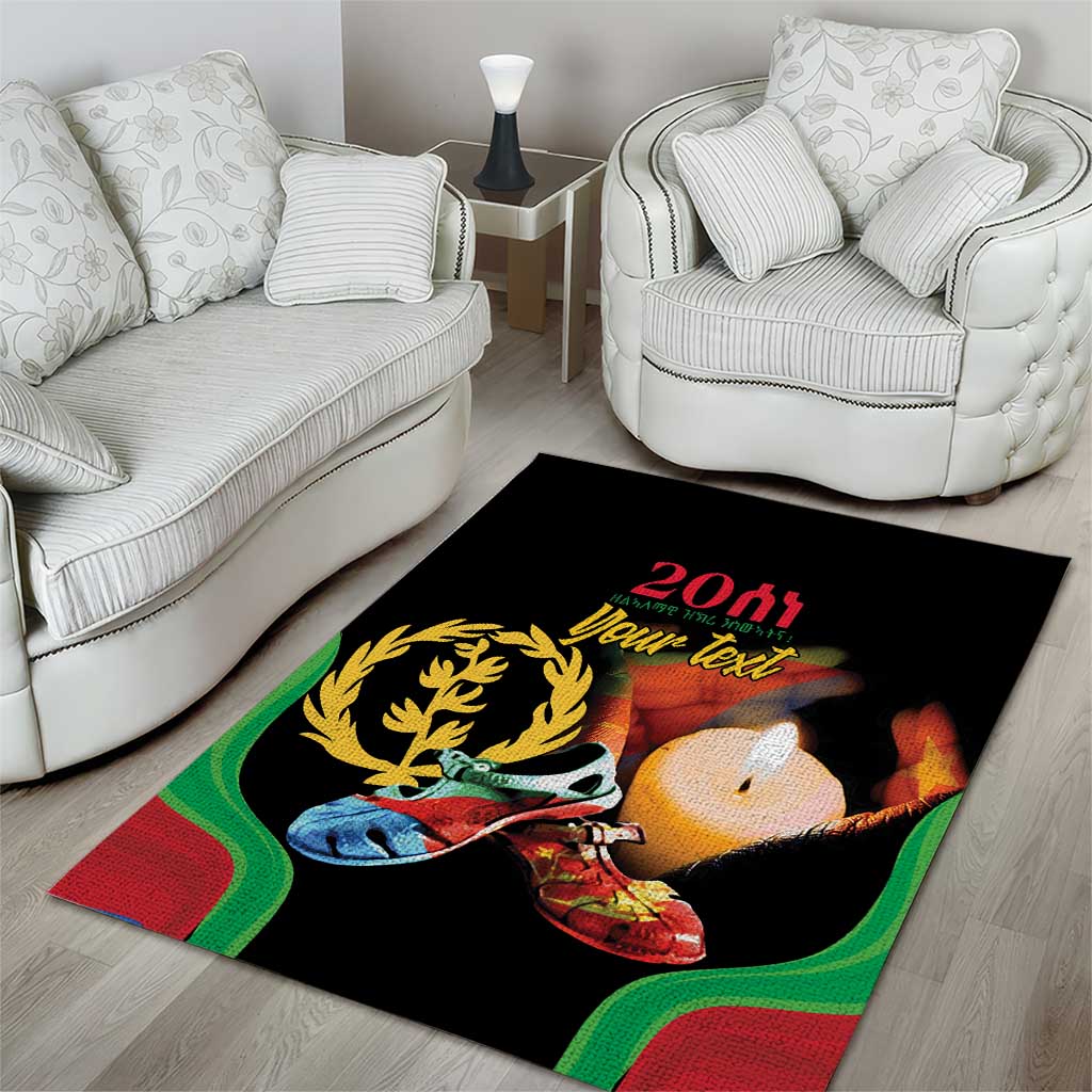 Personalized Eritrea Maelti Siwuat Area Rug Shida Shoes Glory To Our Martyrs Eritrea LT9 - Wonder Print Shop