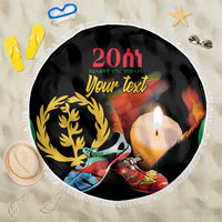 Personalized Eritrea Maelti Siwuat Beach Blanket Shida Shoes Glory To Our Martyrs Eritrea LT9 - Wonder Print Shop