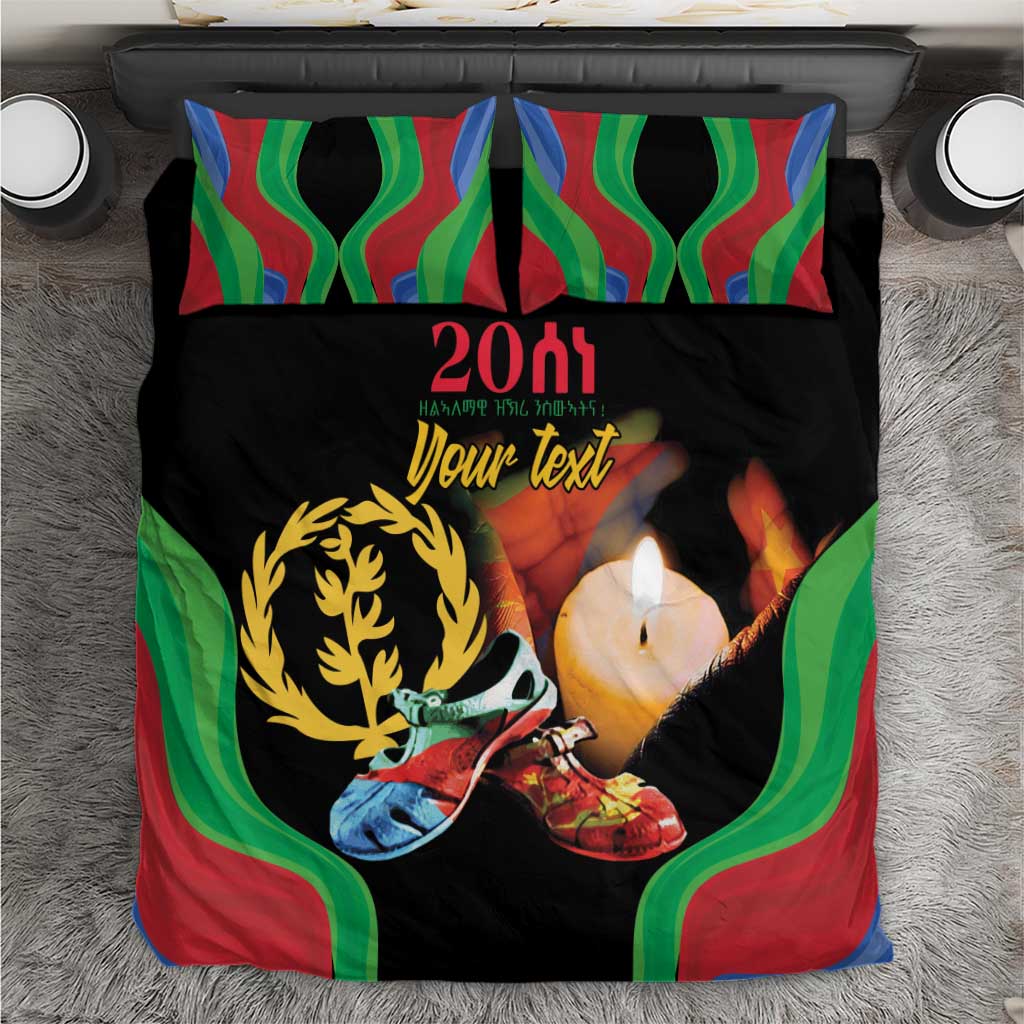 Personalized Eritrea Maelti Siwuat Bedding Set Shida Shoes Glory To Our Martyrs Eritrea LT9 - Wonder Print Shop