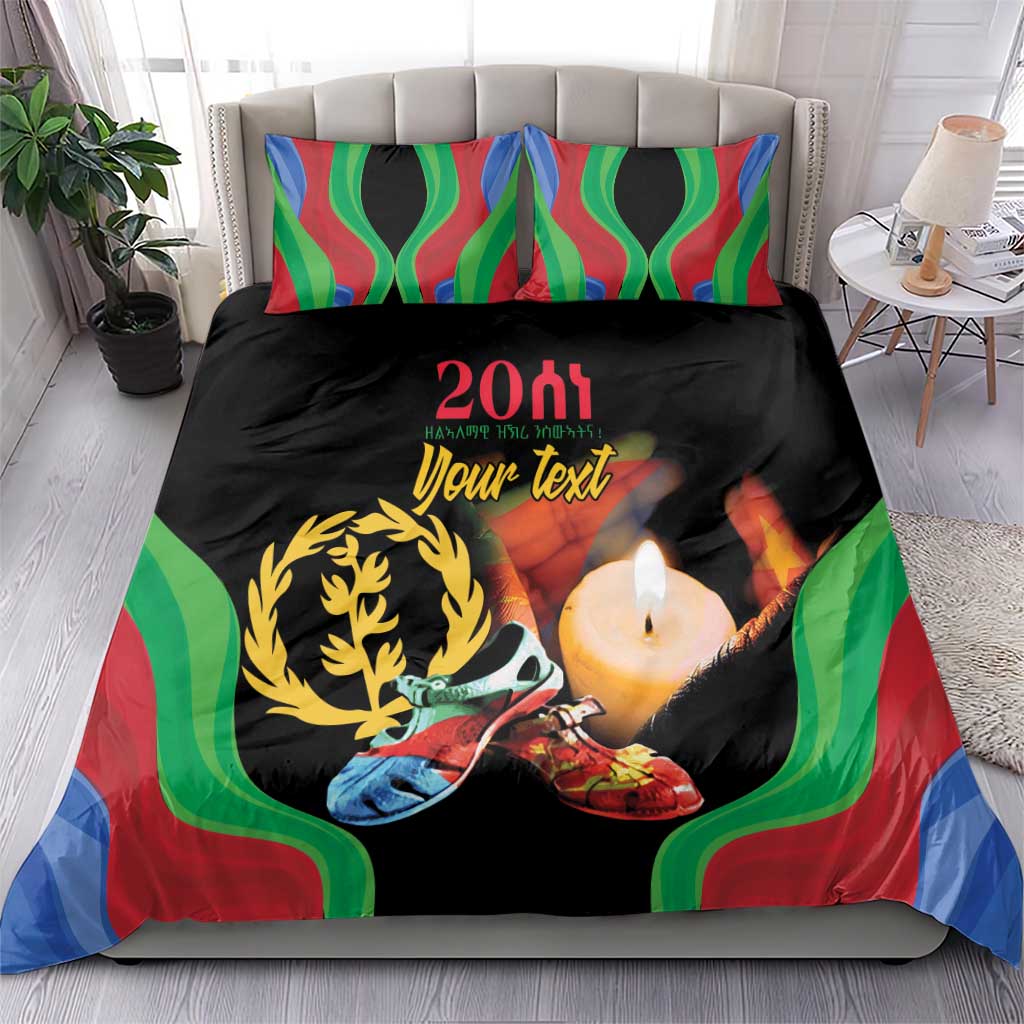 Personalized Eritrea Maelti Siwuat Bedding Set Shida Shoes Glory To Our Martyrs Eritrea LT9 - Wonder Print Shop