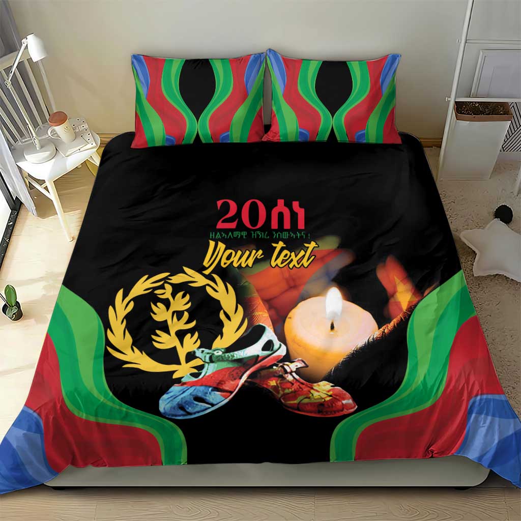 Personalized Eritrea Maelti Siwuat Bedding Set Shida Shoes Glory To Our Martyrs Eritrea LT9 - Wonder Print Shop