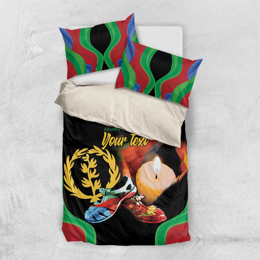 Personalized Eritrea Maelti Siwuat Bedding Set Shida Shoes Glory To Our Martyrs Eritrea LT9 - Wonder Print Shop
