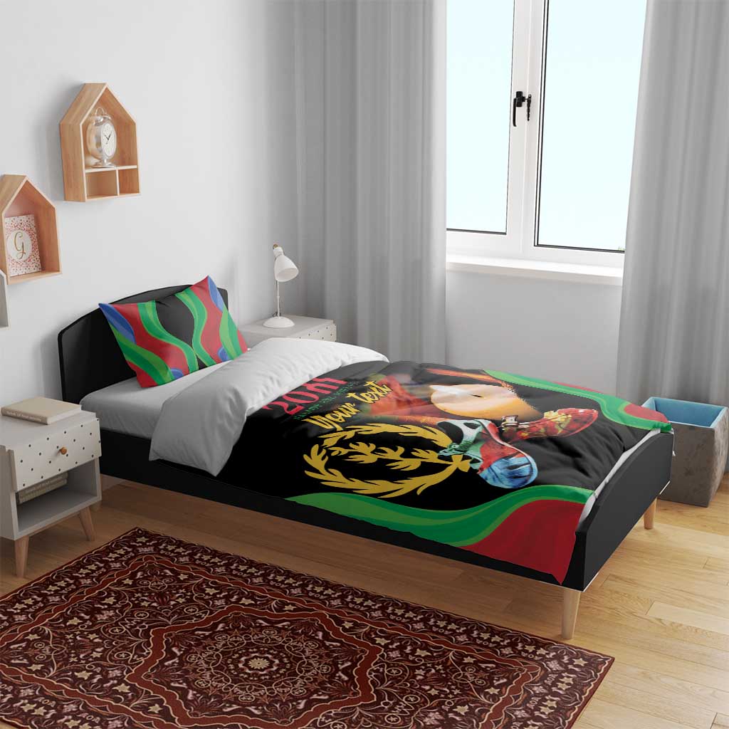 Personalized Eritrea Maelti Siwuat Bedding Set Shida Shoes Glory To Our Martyrs Eritrea LT9 - Wonder Print Shop