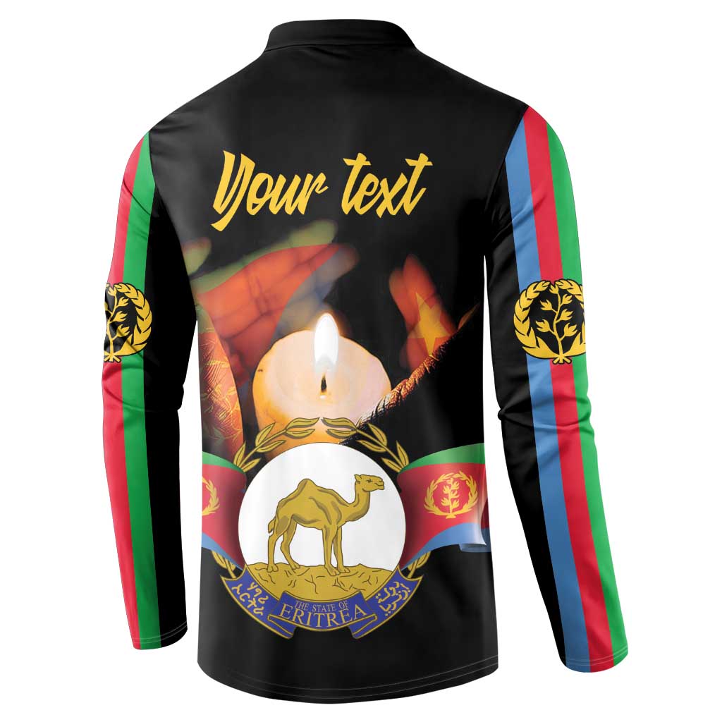 Personalized Eritrea Maelti Siwuat Button Sweatshirt Shida Shoes Glory To Our Martyrs Eritrea LT9 - Wonder Print Shop