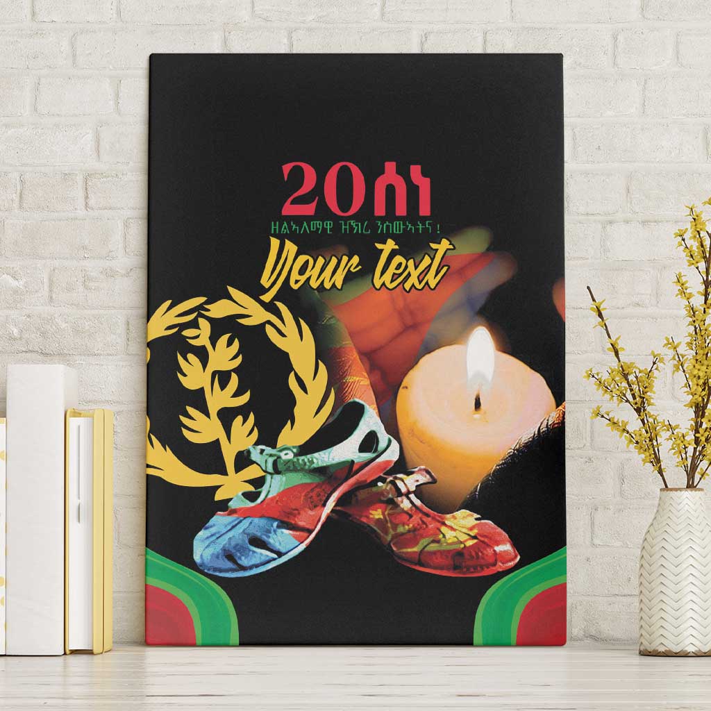 Personalized Eritrea Maelti Siwuat Canvas Wall Art Shida Shoes Glory To Our Martyrs Eritrea LT9 - Wonder Print Shop